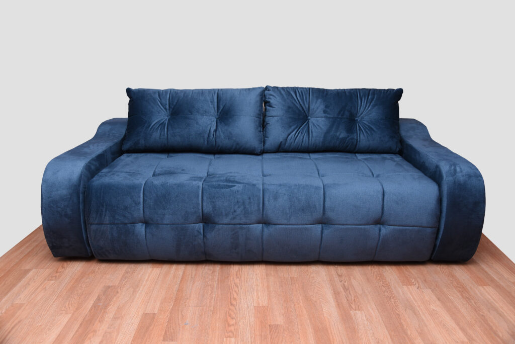 Trosed „MALME” sa boneli jezgrima i tapaciranim štofom ili eko kožom, idealan za moderan dnevni boravak.